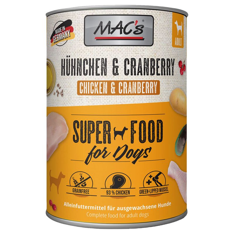 Sparpaket MAC's Adult Superfood 12 x 400 g