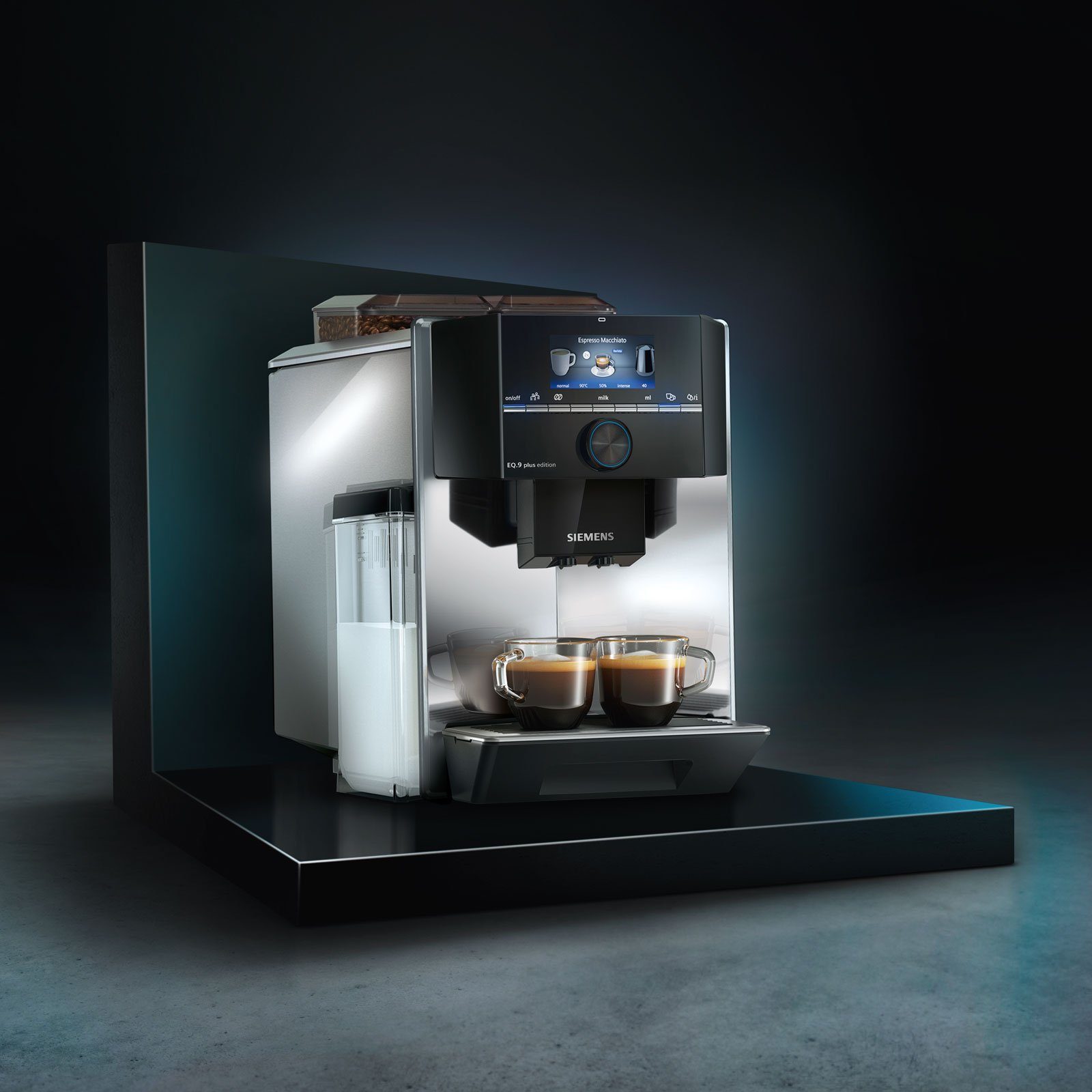 SIEMENS Kaffeevollautomat Siemens TI9575X7DE EQ.9 plus connect s700 Kaffeevollautomat