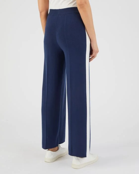 Pantalon large chaud bandes contrastantes Thermolactyl