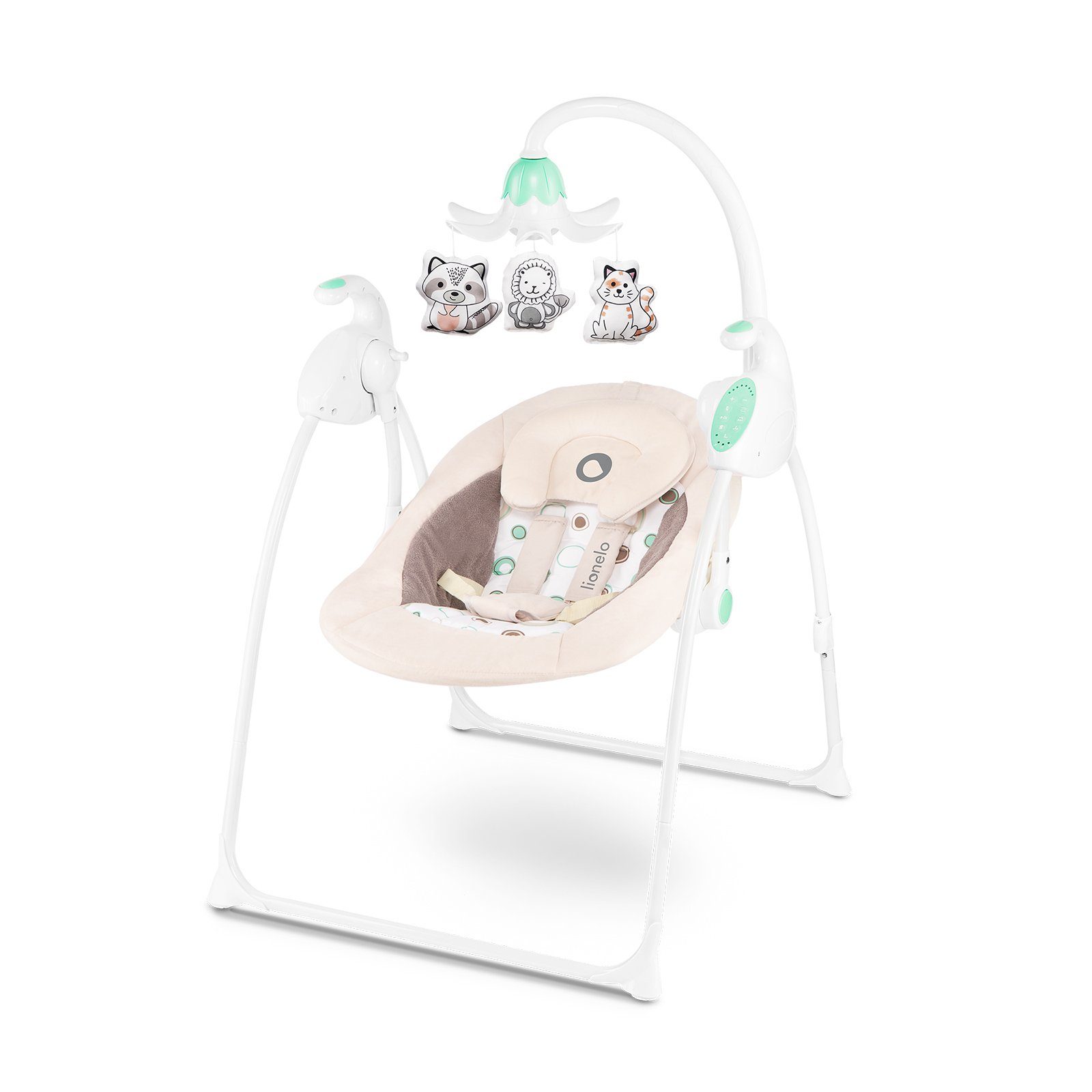 lionelo Babywippe ROBIN, SCM-WippsensorGeräuscherkennung WhisperQuiet TechnologieMoveDetect