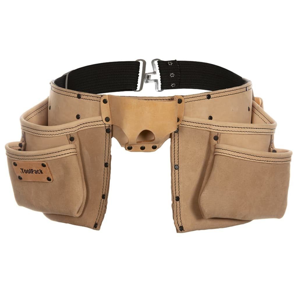 Toolpack Hosenträger Profi-Doppelholster-Werkzeuggürtel Elite Beige (1-St)