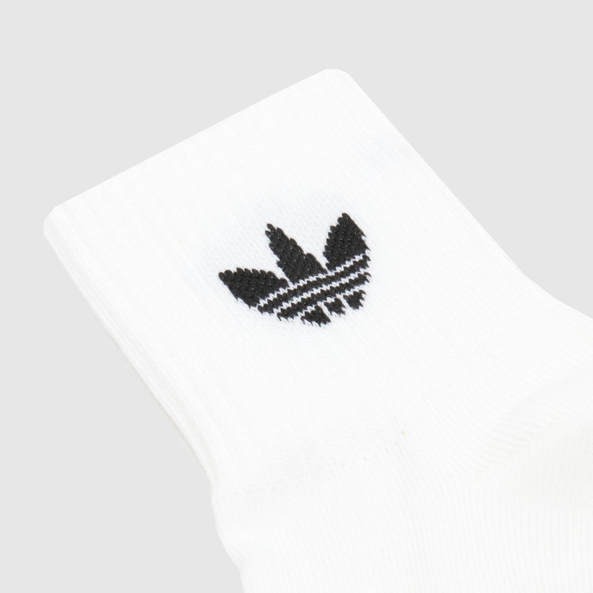 adidas fehér és fekete gyerek eredeti bokazokni 6 db-os