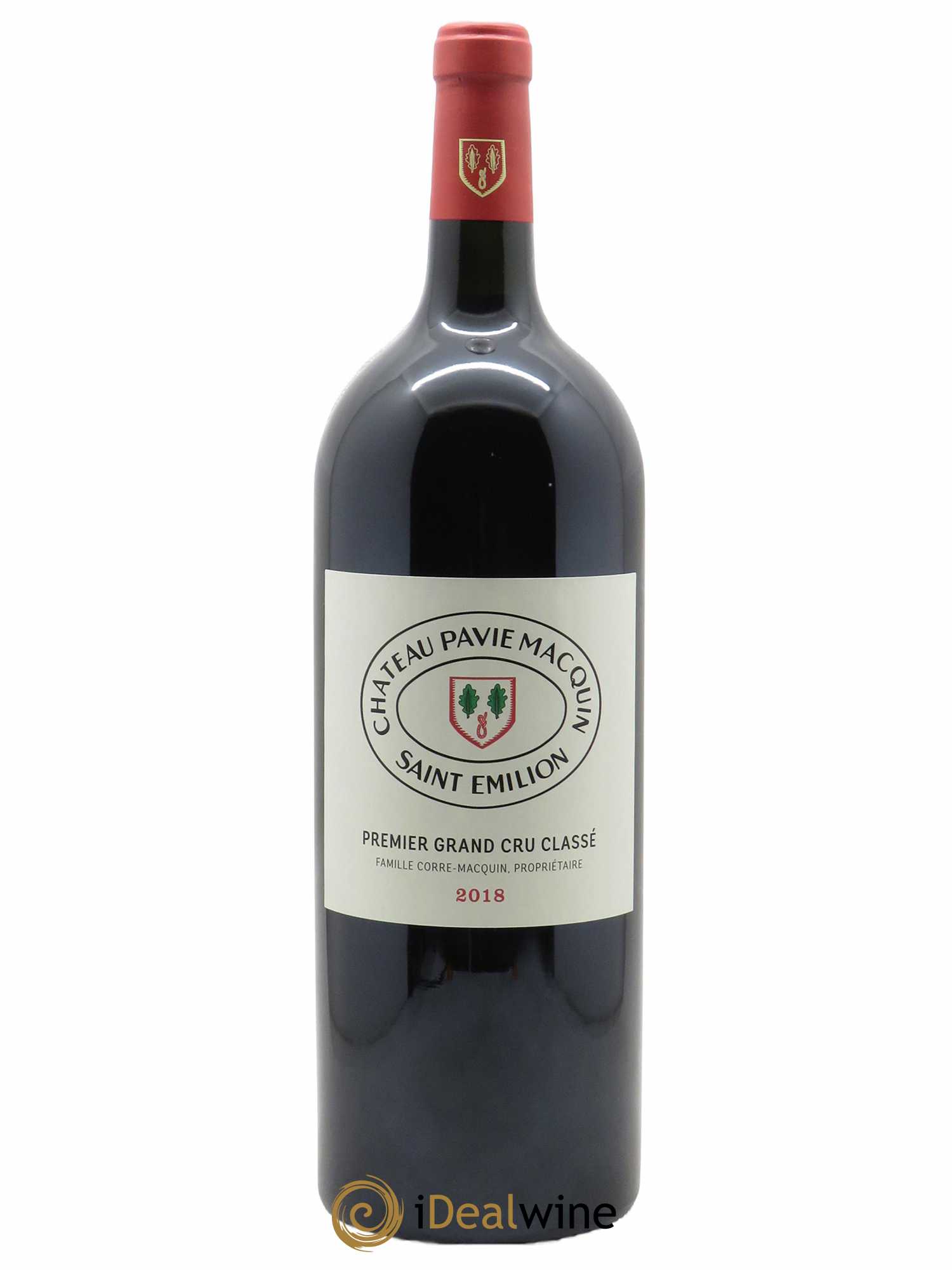Château Pavie Macquin 1er Grand Cru Classé B (CBO à partir de 6 MG) 2018 - Lot de 1 Magnum
