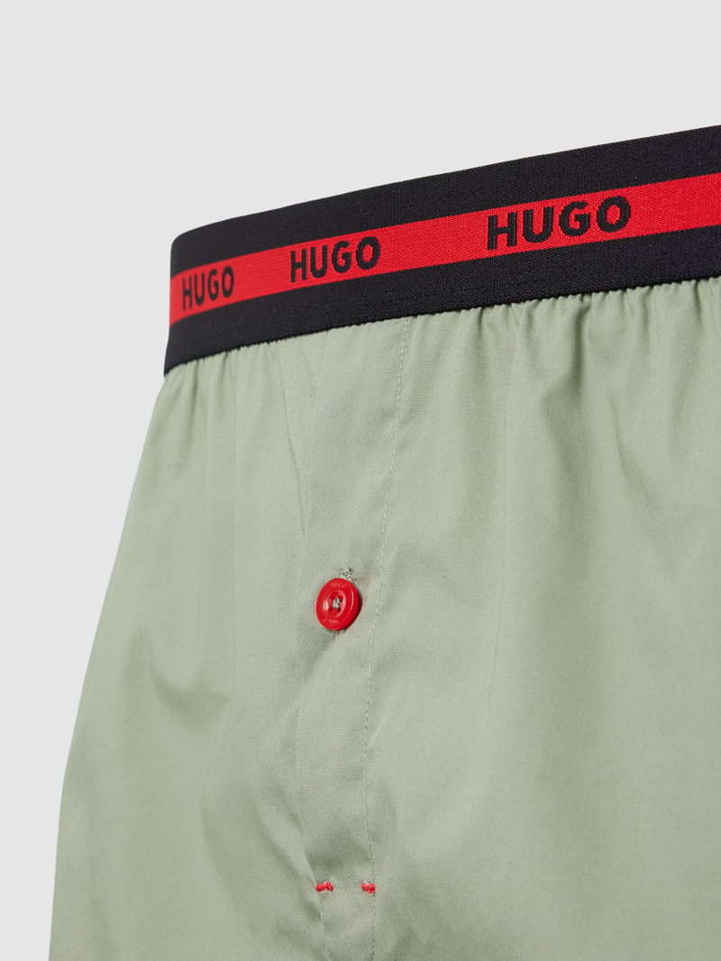 Boxershorts mit elastischem Bund im 2er-Pack in hellgrün