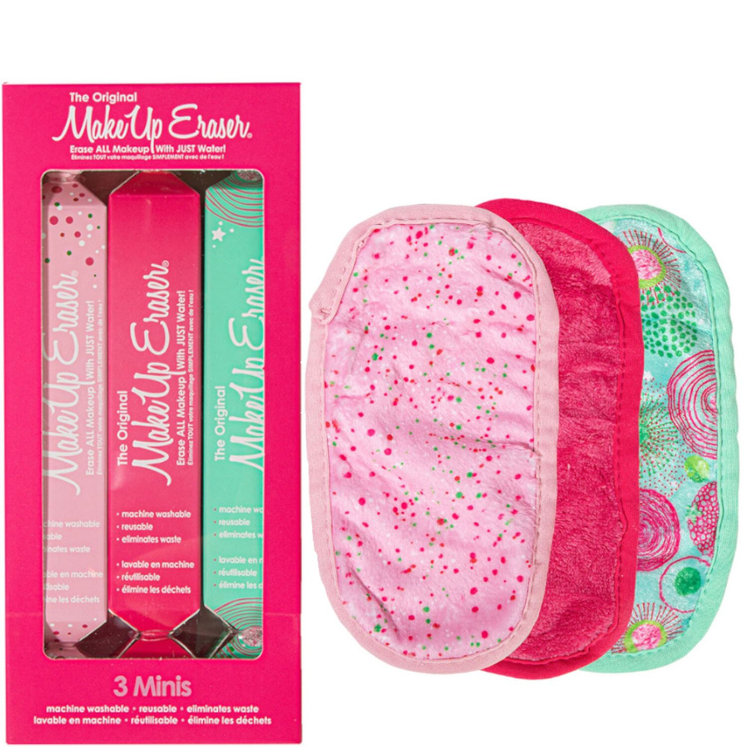 Make Up Eraser Cracker Set Serviette Démaquillante Réutilisable x3