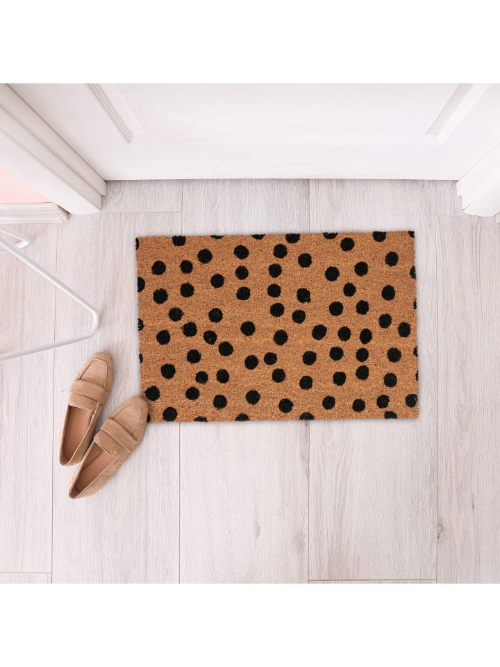 relaxdays Fußmatte in Natur/ Schwarz - (B)60 x (T)40 cm günstig kaufen onesize
