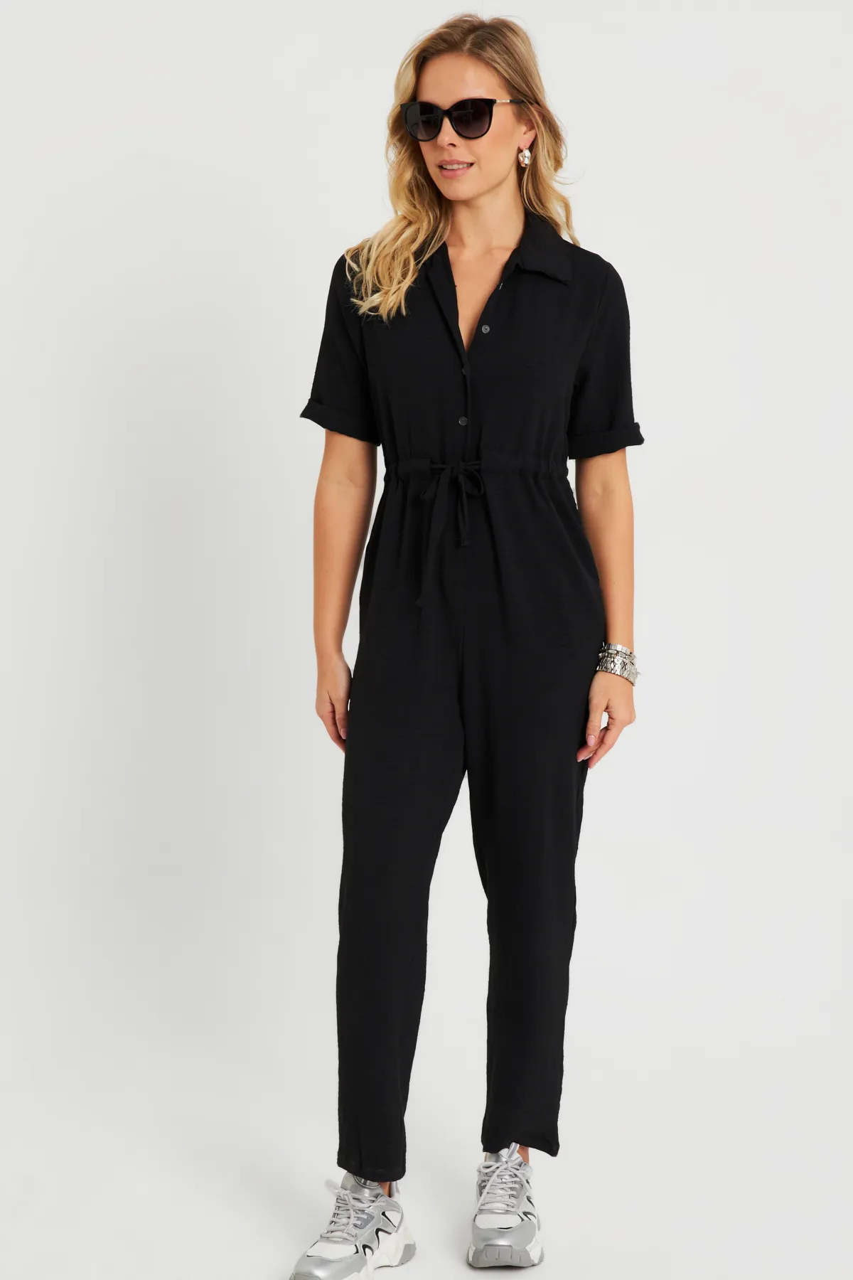 Cool & Sexy  Jumpsuit - Schwarz - Regular Fit
