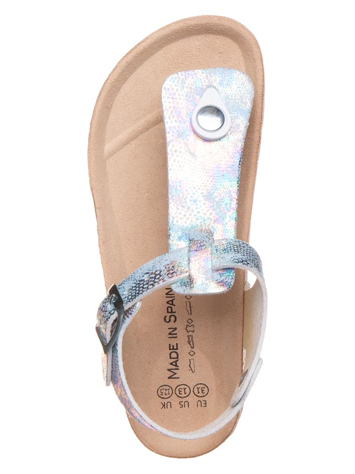 BIO PINGÜIN Sandalen in Silber günstig kaufen