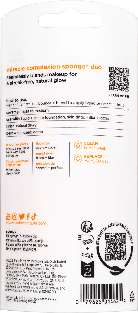 Make-Up Schwamm 2 Pack Miracle Complexion, 2 St