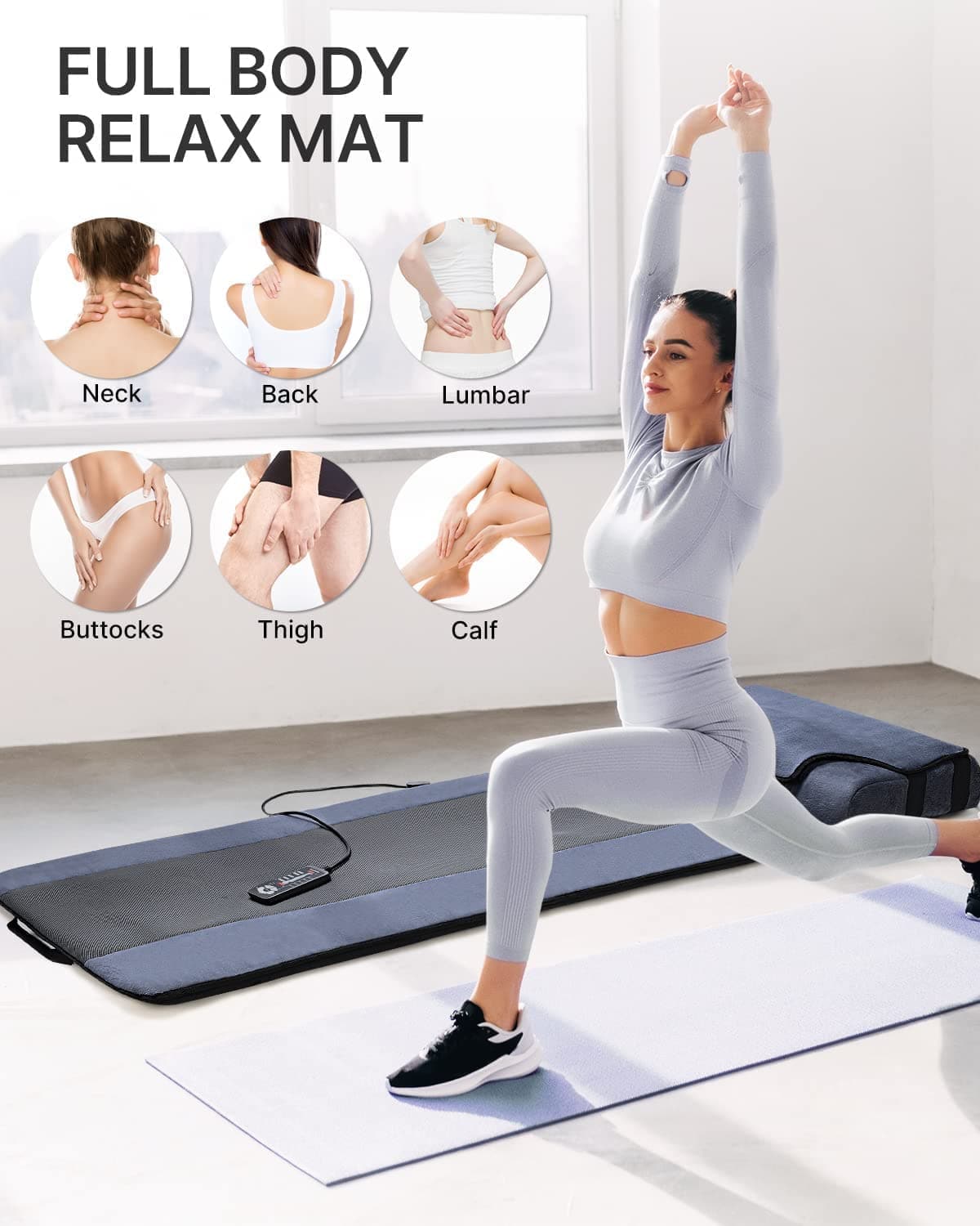Massagematte mit Wärmefunktion