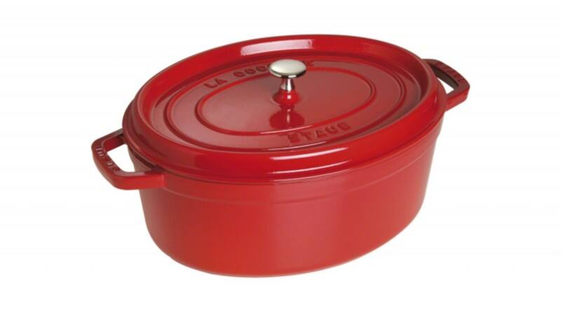 Staub La Cocotte 29cm oval, Kirsch-rot, Gusseisen