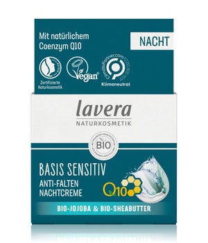lavera Basis sensitiv Anti-Falten Q10 Nachtcreme-50 ml