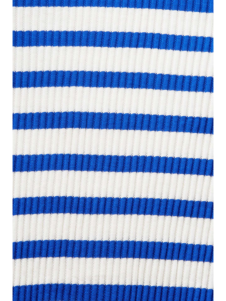 ESPRIT Shirt in Blau/ Weiß günstig kaufen