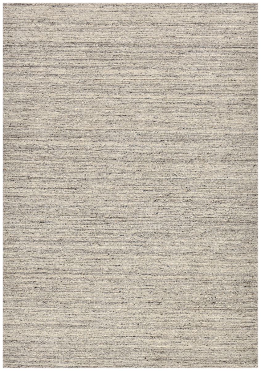 Handloom aus Indien Pure uni Grey 170 x 240 cm