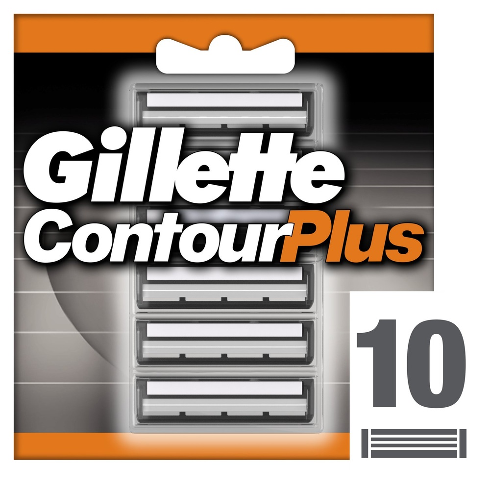 gillette Gillette Lames de Rasoir Contour Plus x10 Lames de Rasoir
