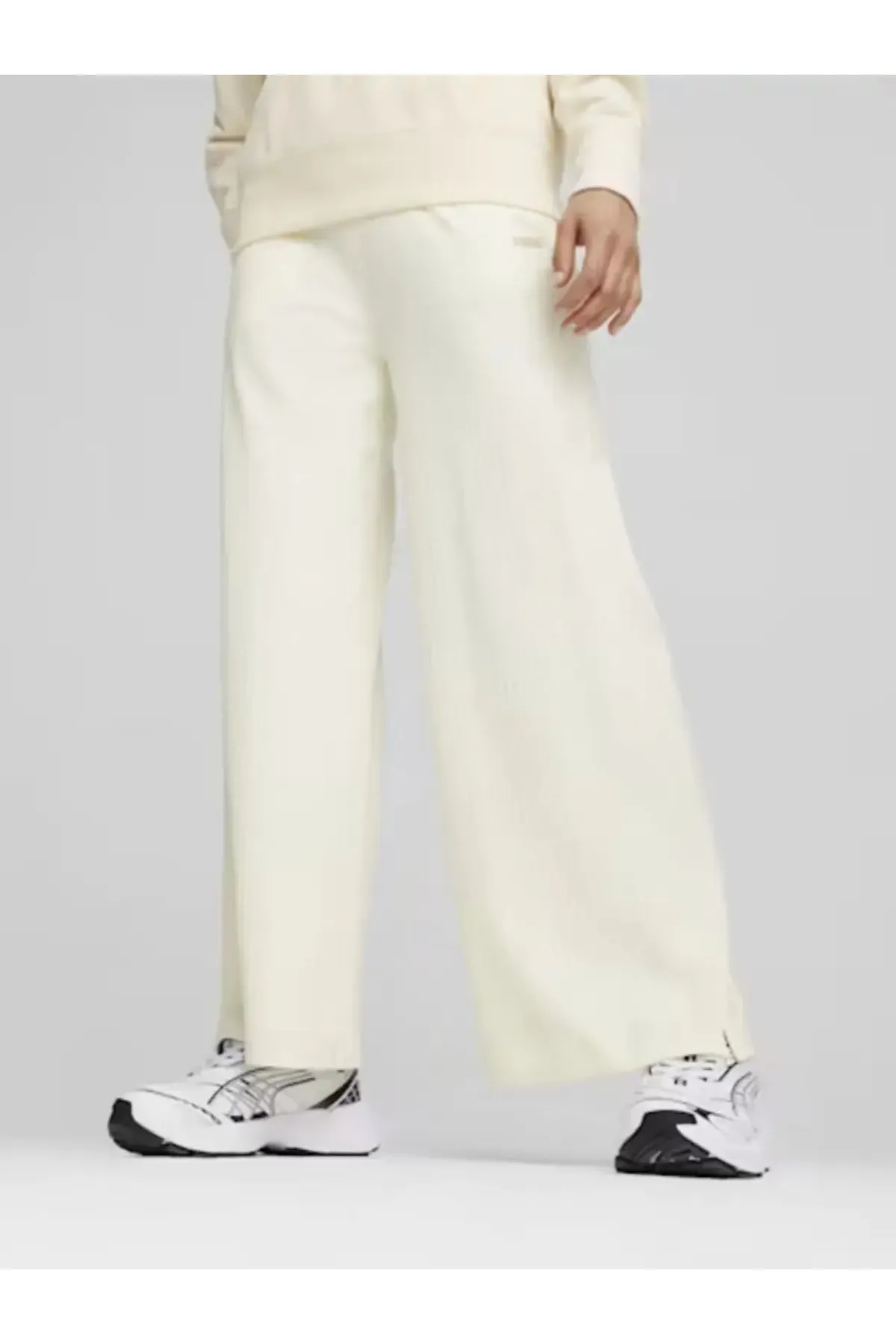 Puma  624268 Weiße Strickhose für Damen/Mädchen