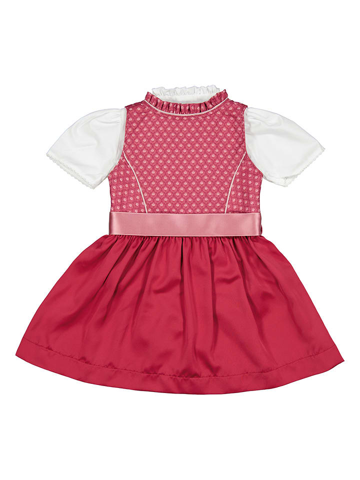 Isartrachten Dirndl in Rot günstig kaufen