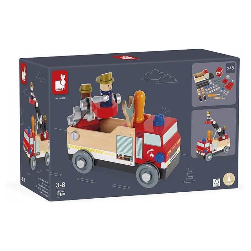 Camion pompier Brico'kids