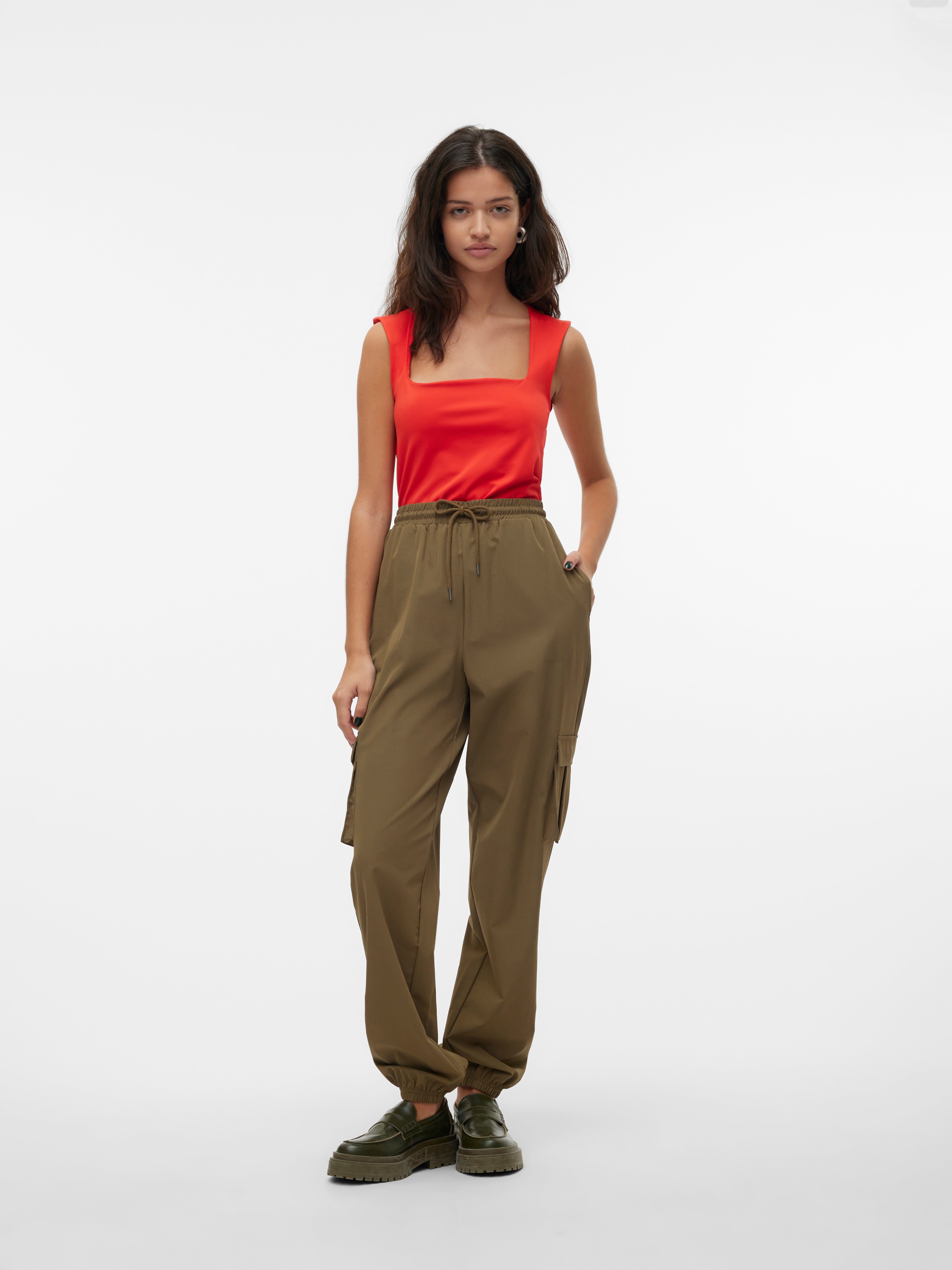 VMKIMBERLY Hohe Taille Cargohose
