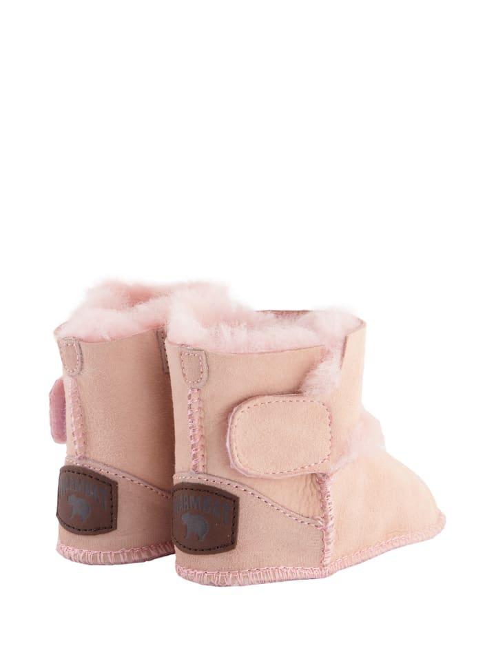 Warmbat Hausschuhe Hay Baby Bootie in Dusty Pink günstig kaufen