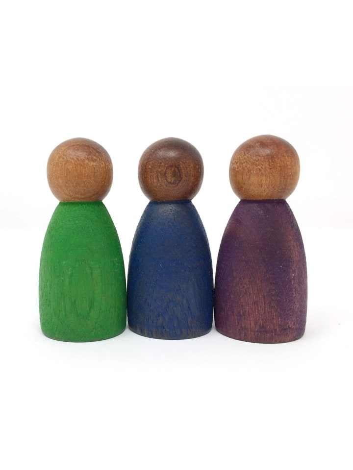 Grapat 3tlg. Set: Nins dunkel kalte Farben in grün, blau, lila günstig kaufen onesize