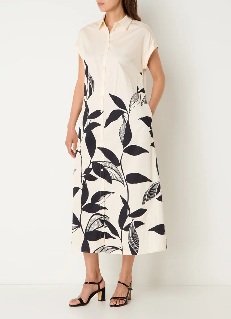 Rochie midi Phase Eight cu imprimeu Felicity Leaf