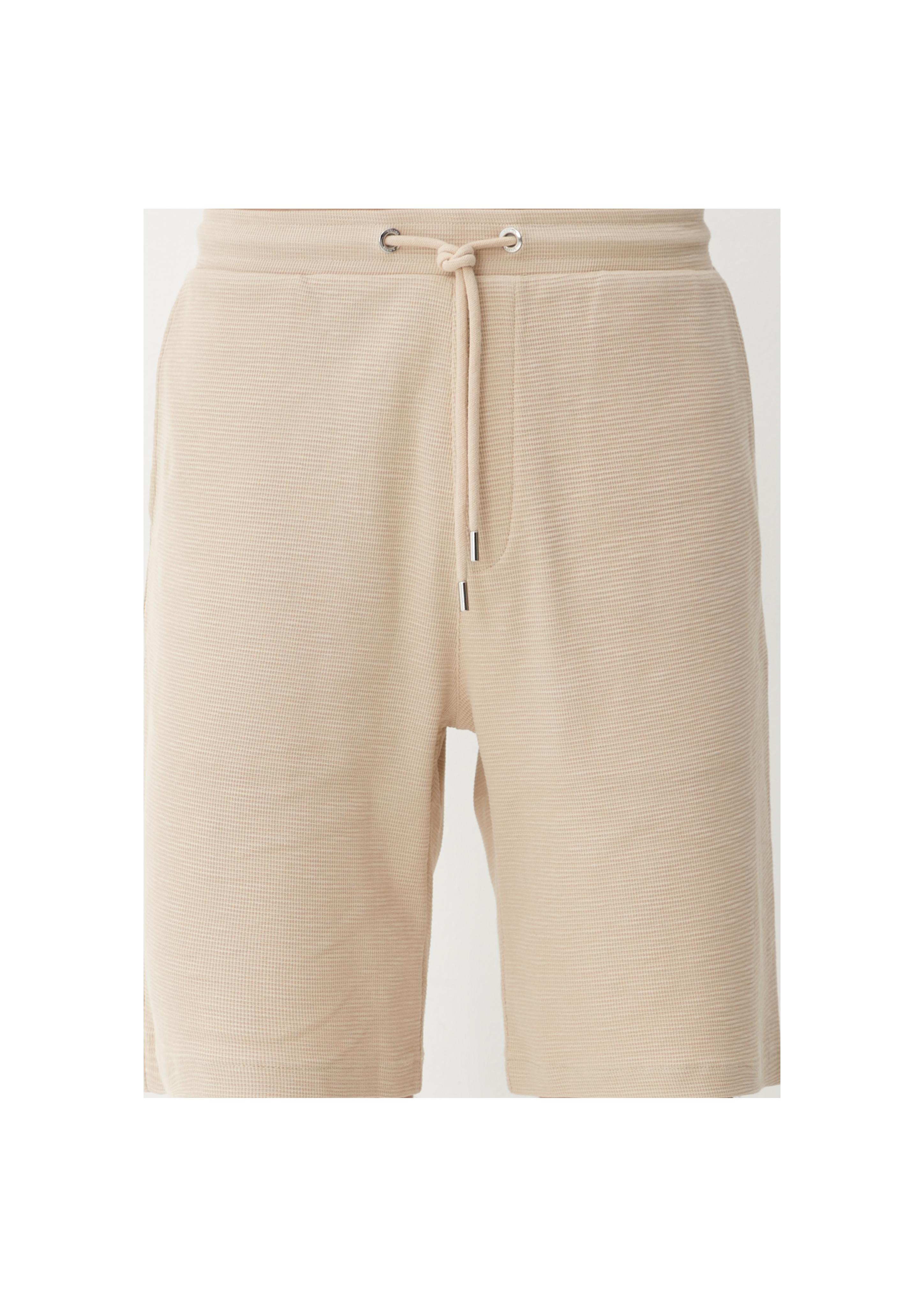 Relaxed: Shorts mit Waffelpiqué-Struktur  2133087-8138