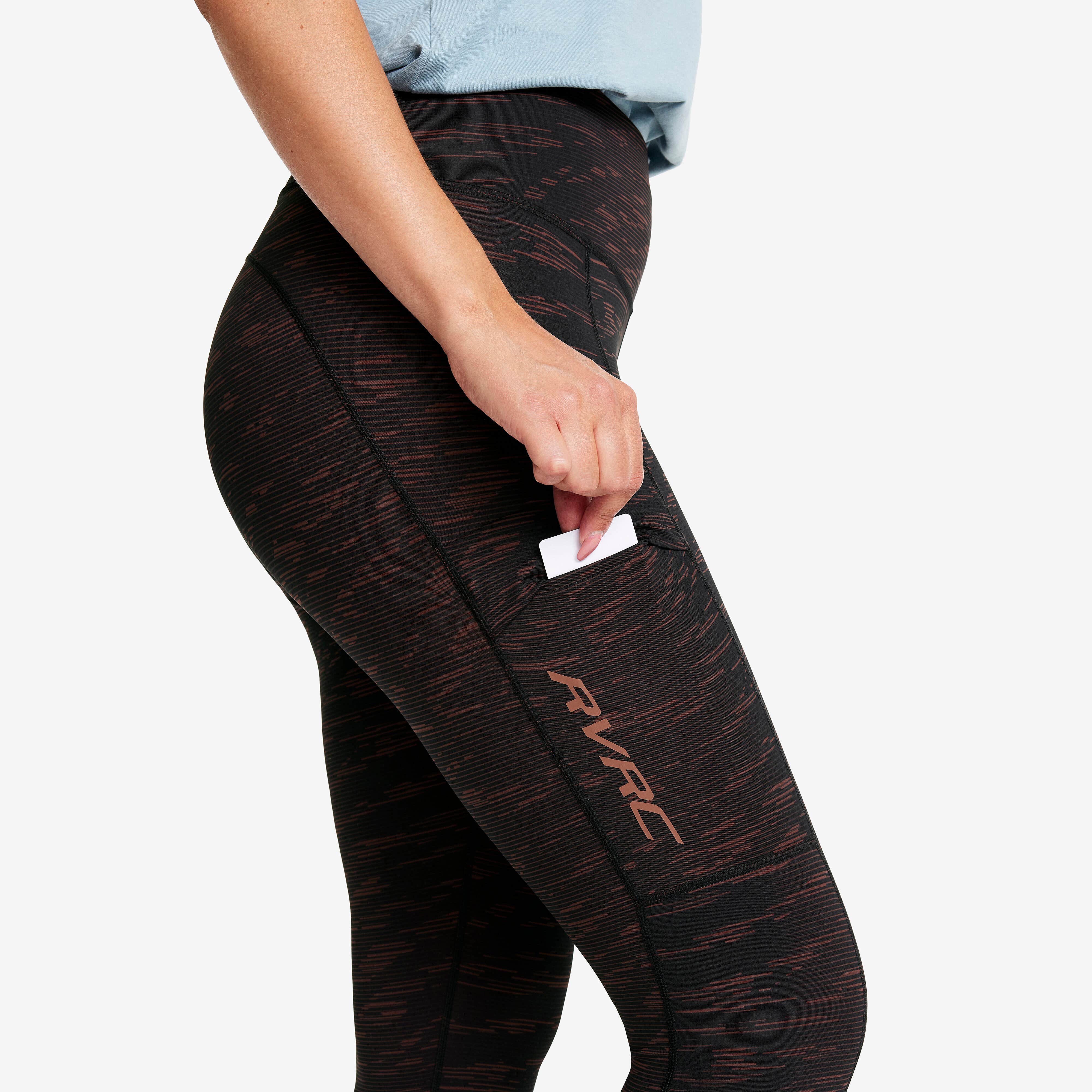 Energy Highwaist Tights Femme Black/Andorra