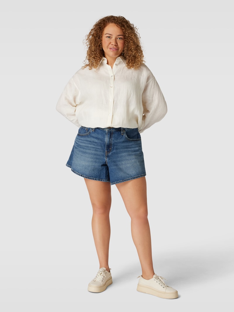 PLUS SIZE Jeansshorts aus reiner Baumwolle in jeans