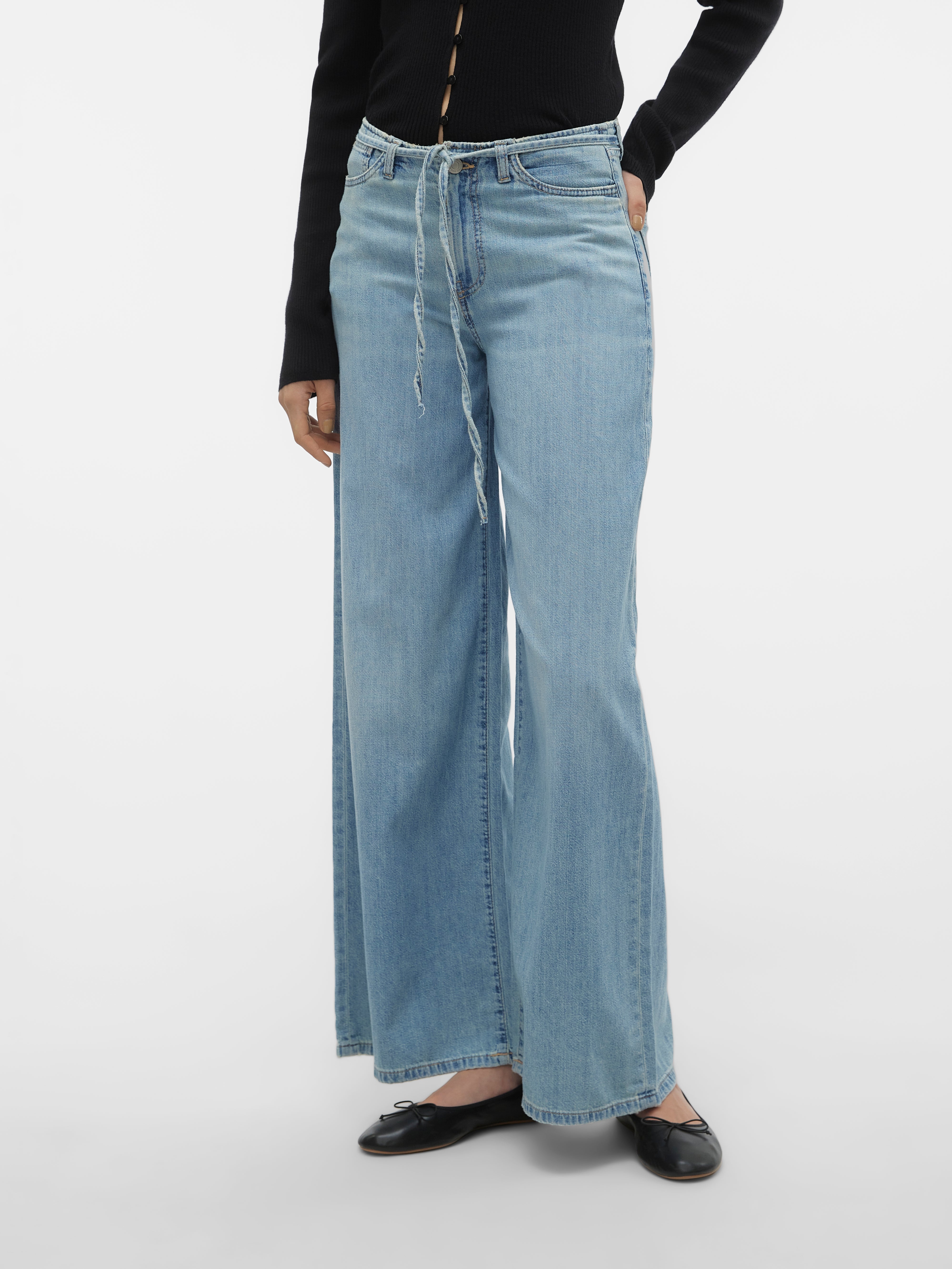 VMANNET Mid Rise Weit geschnitten Jeans