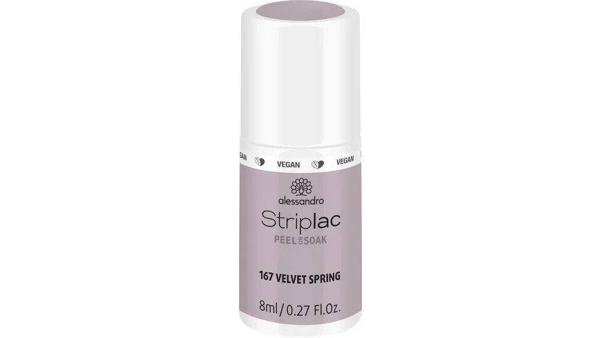 alessandro Striplac Peel or Soak Vegan 8 ml 167 - VELVET SPRING