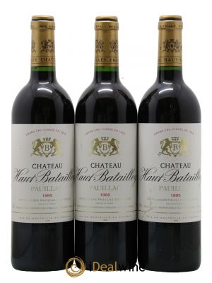 Château Haut Batailley 5ème Grand Cru Classé  1995 - Lot de 3 Bouteilles
