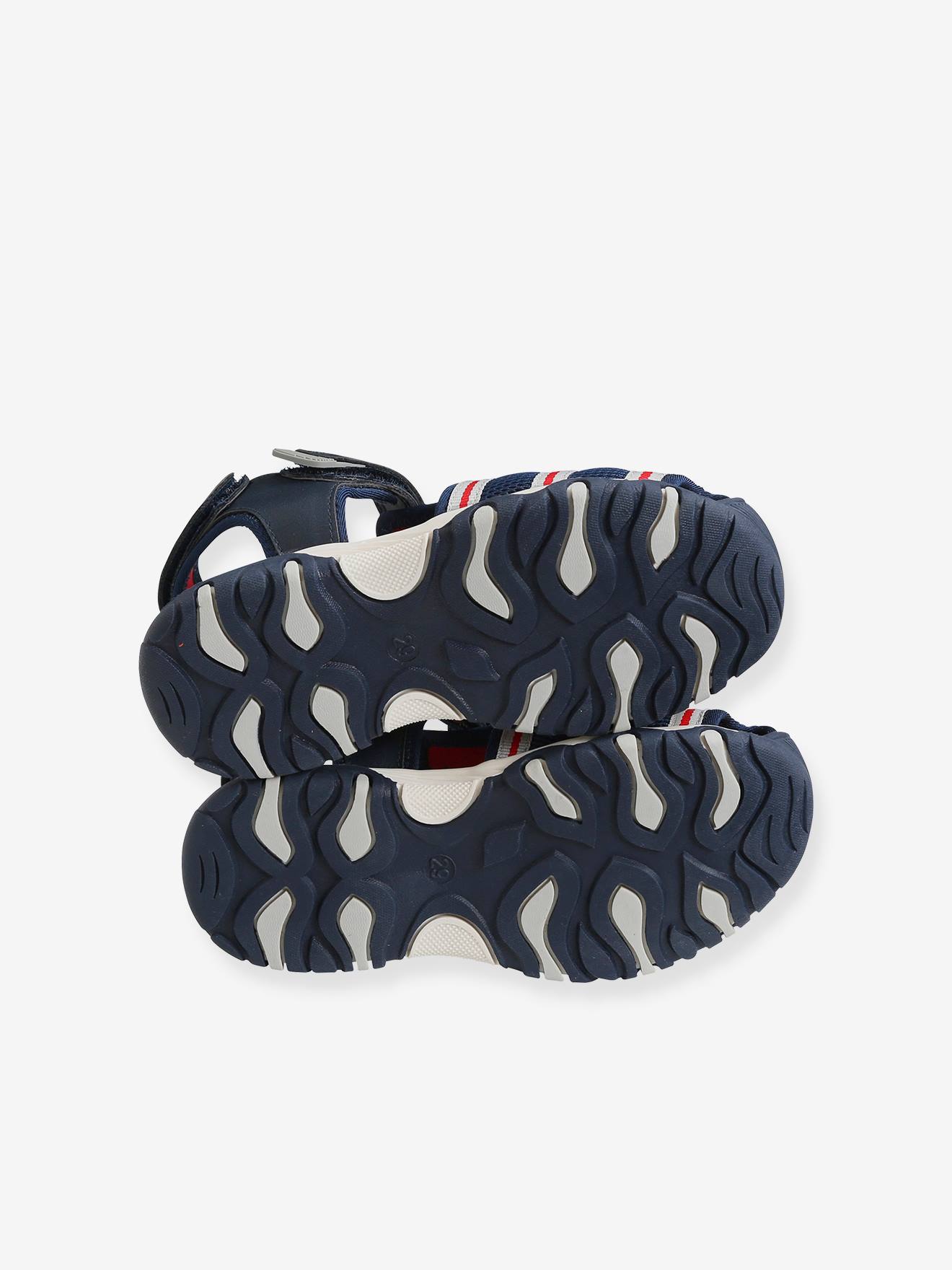 Vertbaudet Jungen Outdoor-Sandalen - grau