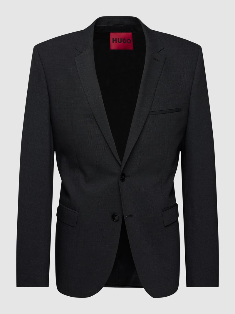 Blazer mit Reverskragen Modell 'Arti' in anthrazit