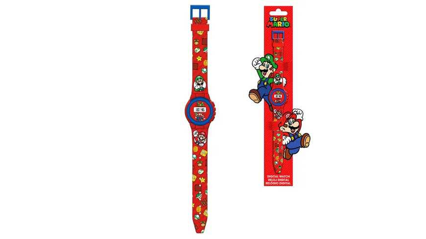 Digitaluhr Super Mario