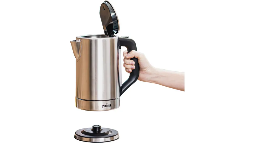 PRINZ Wasserkocher Edelstahl PZ-EWK1 silber