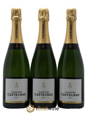 Champagne Castelnau Brut  - Lot de 3 Bouteilles