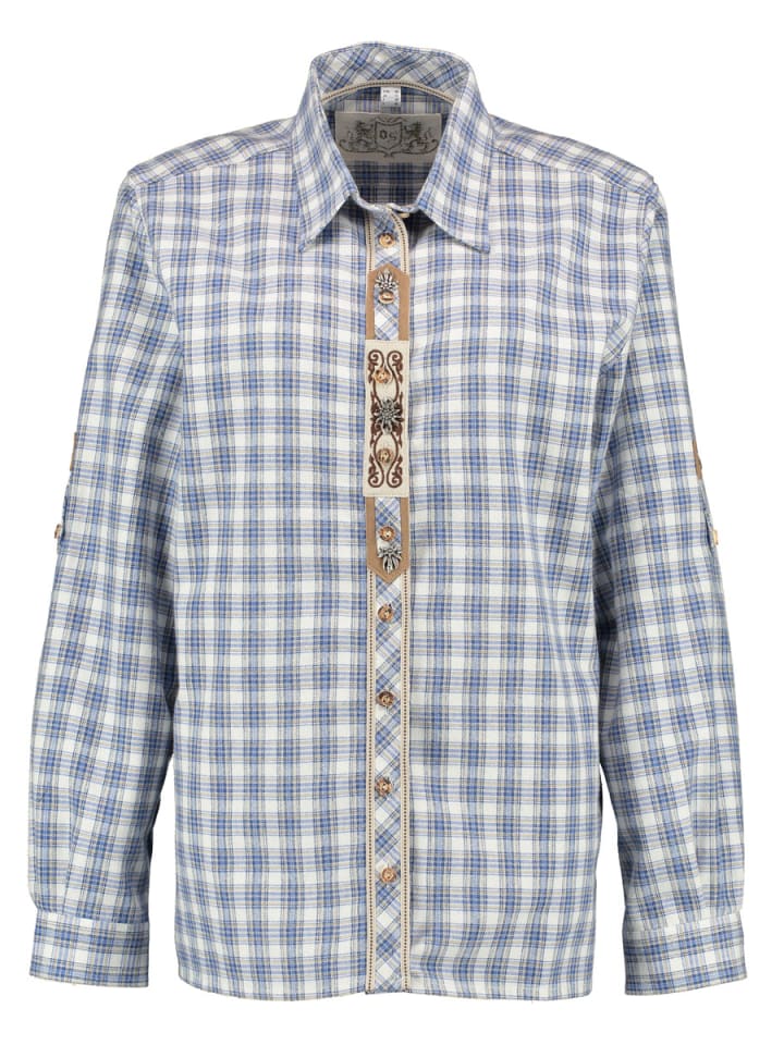 OS-Trachten Trachtenbluse Modaya in jeans günstig kaufen