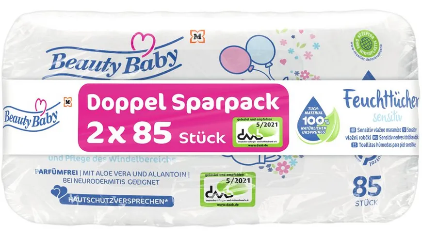 Beauty Baby Feuchttücher sensitiv