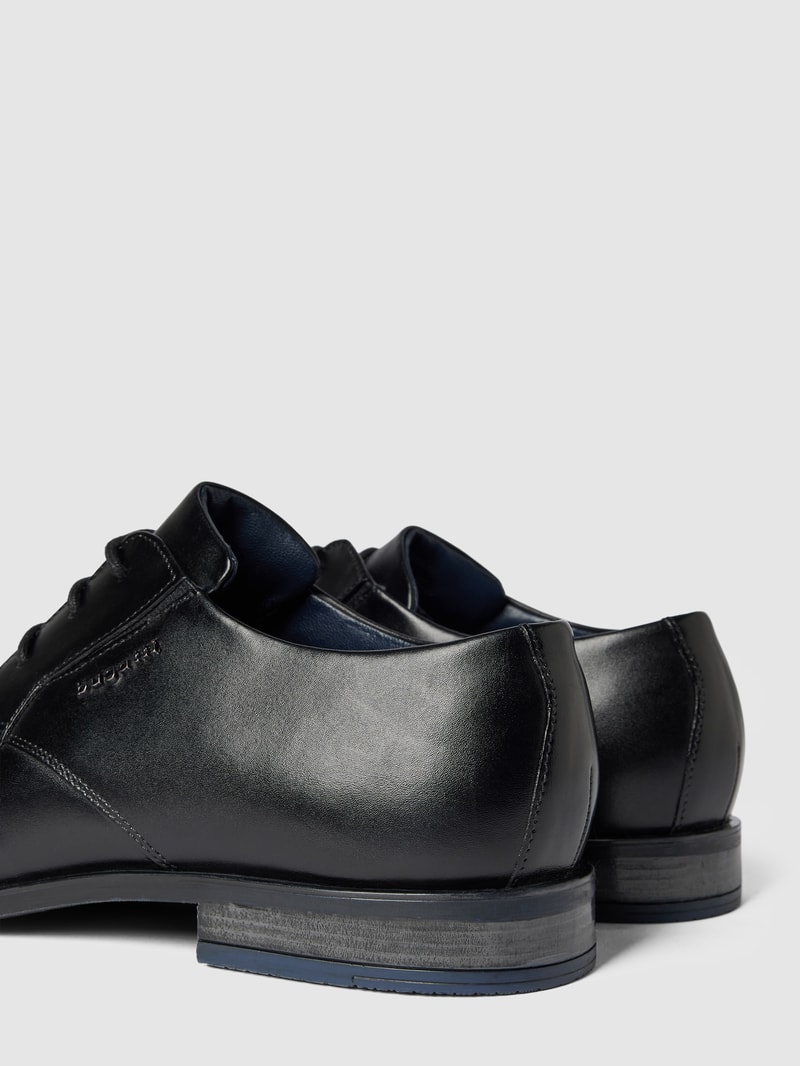 Derby-Schuhe aus Leder Modell 'GAPO' in schwarz