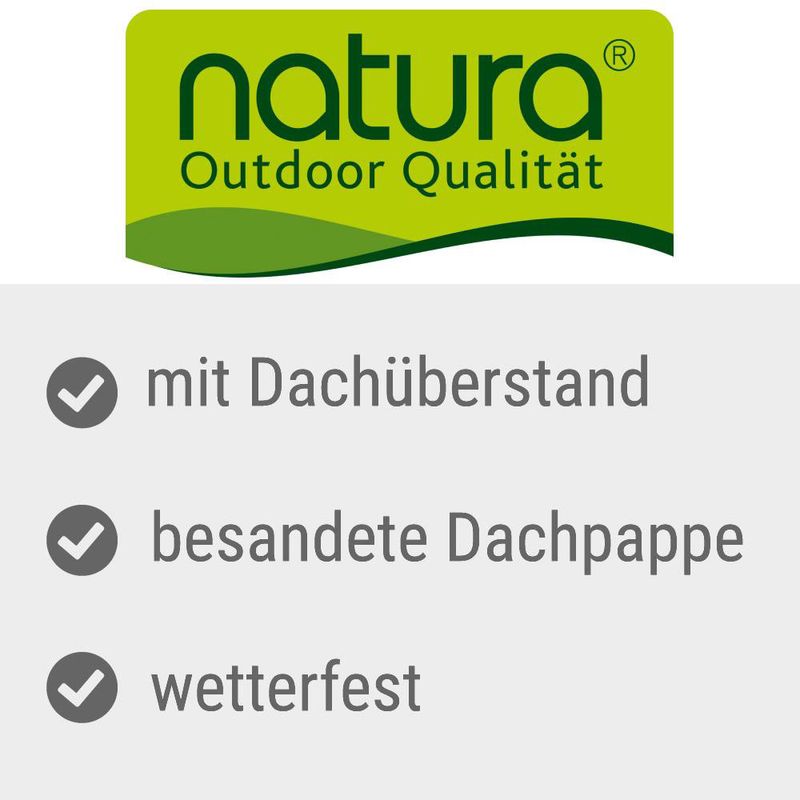 Trixie natura Futterhaus zum Aufhängen, braun/weiß