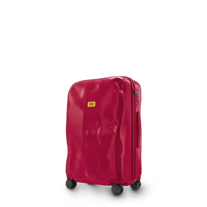 Crash Baggage Icon Tone on Tone Trolley M (68 cm) - Ruby Red