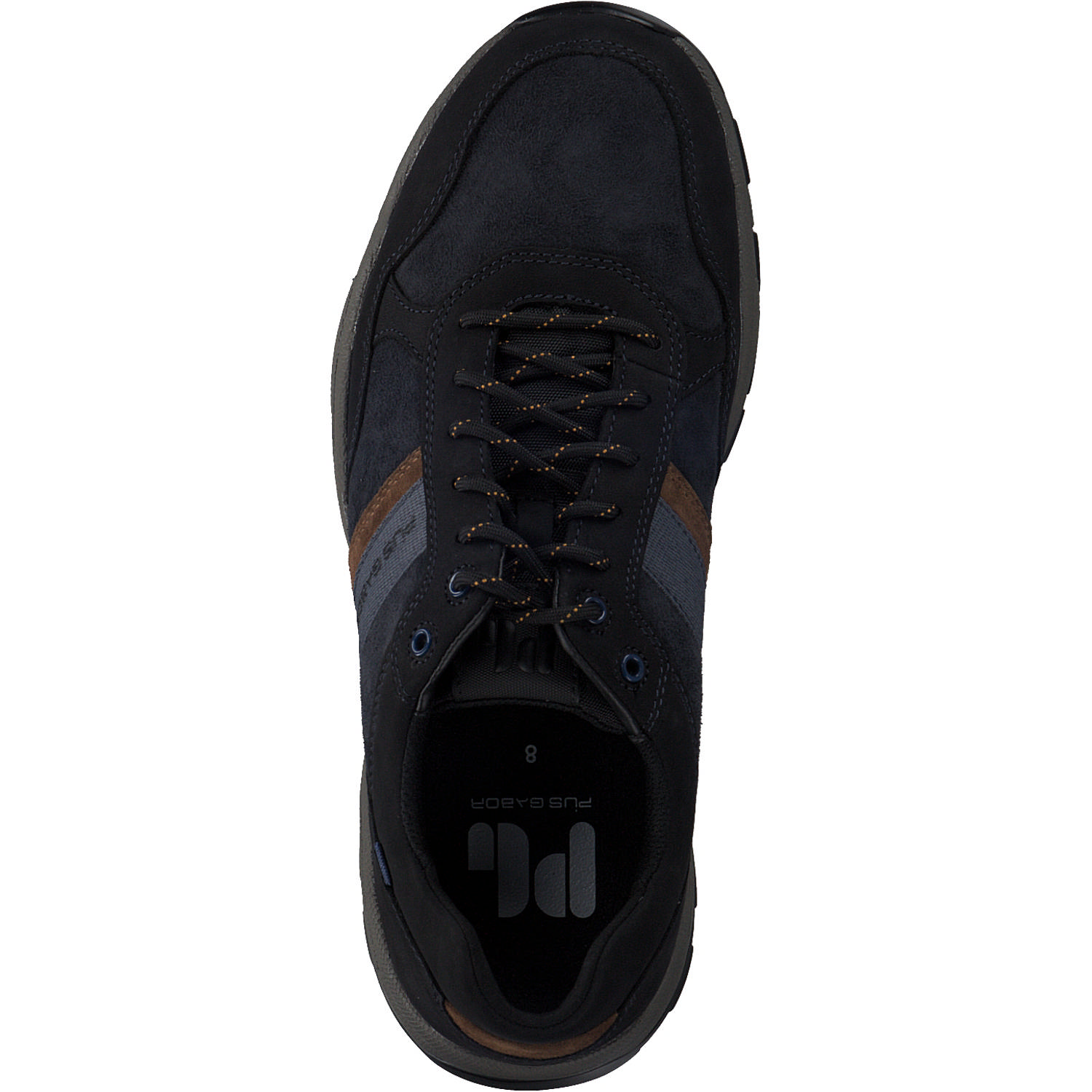 Gabor 0138.10, Sneakers Low, Herren, Blau/Schwarz