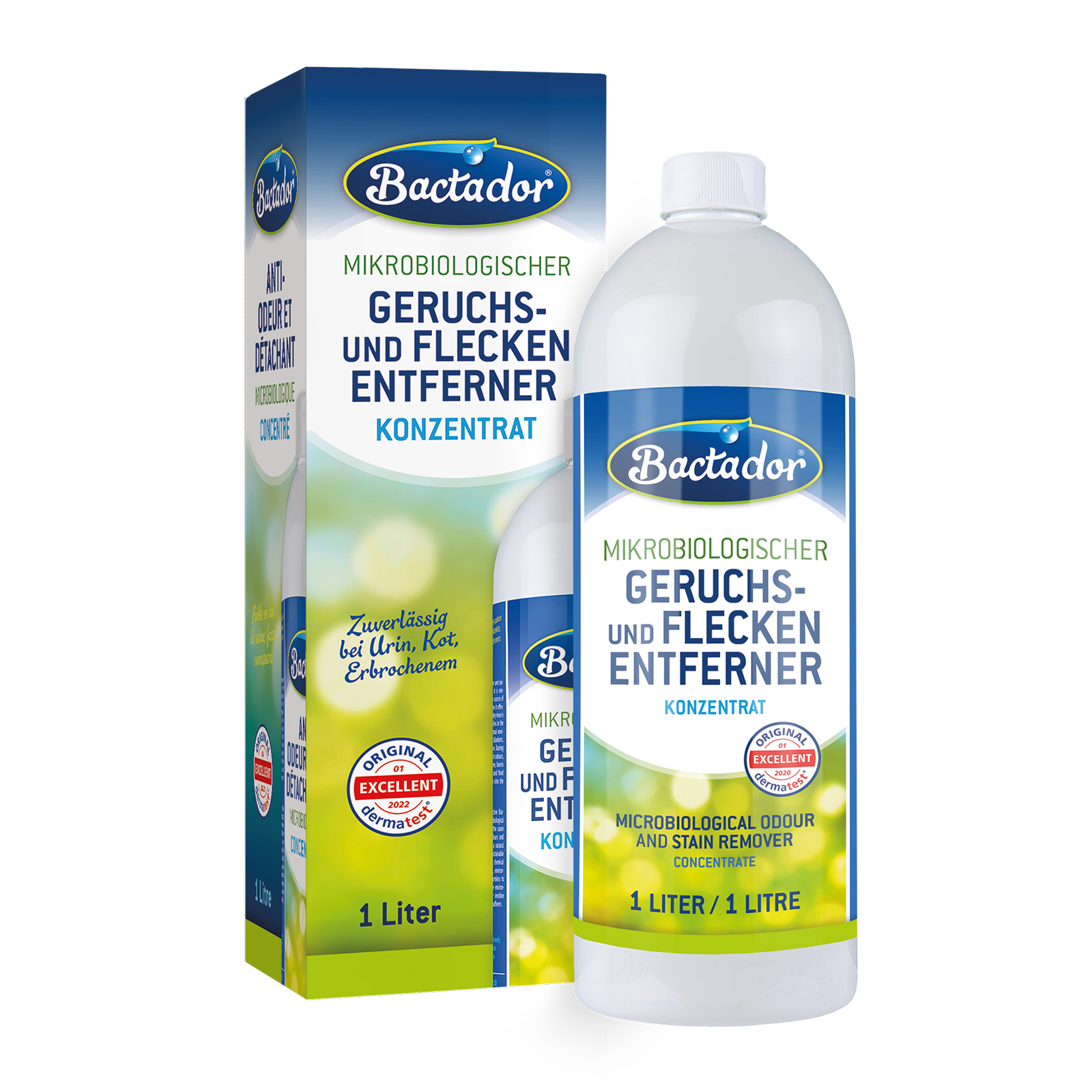 Bactador Windeln & Hygiene Bactador Geruchs- und Fleckenentferner Konzentrat 1 L