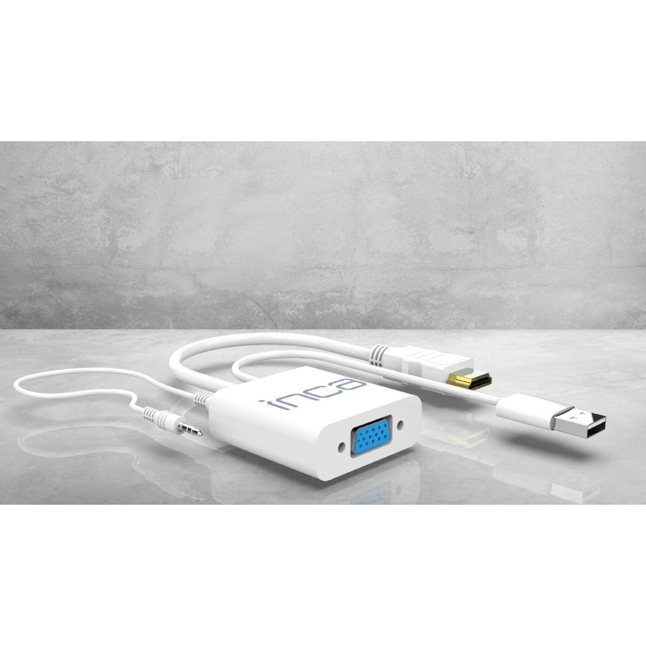 Inca VGA zu HDMI Konverter mit USB- und Audiokabeln – Optimieren Sie Ihre Bild- und Sounderfahrung