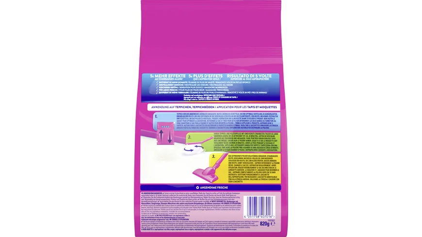 Vanish Teppich Pulver Gold 820g 820 g
