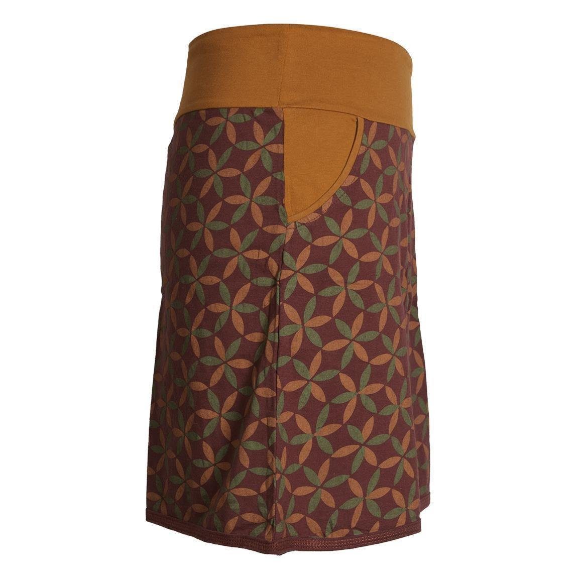 Vishes Minirock Rock 70er Jahre Retro Facetten Blumen-Druck Cacheur, Ethno, Hippie, Boho Style