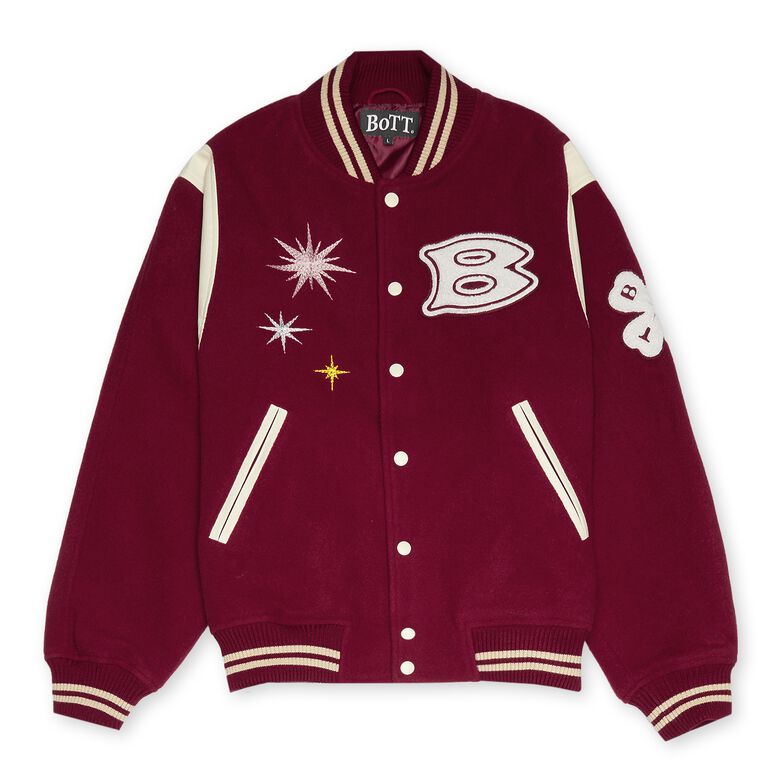 BoTT Teddy Varsity Jacket red