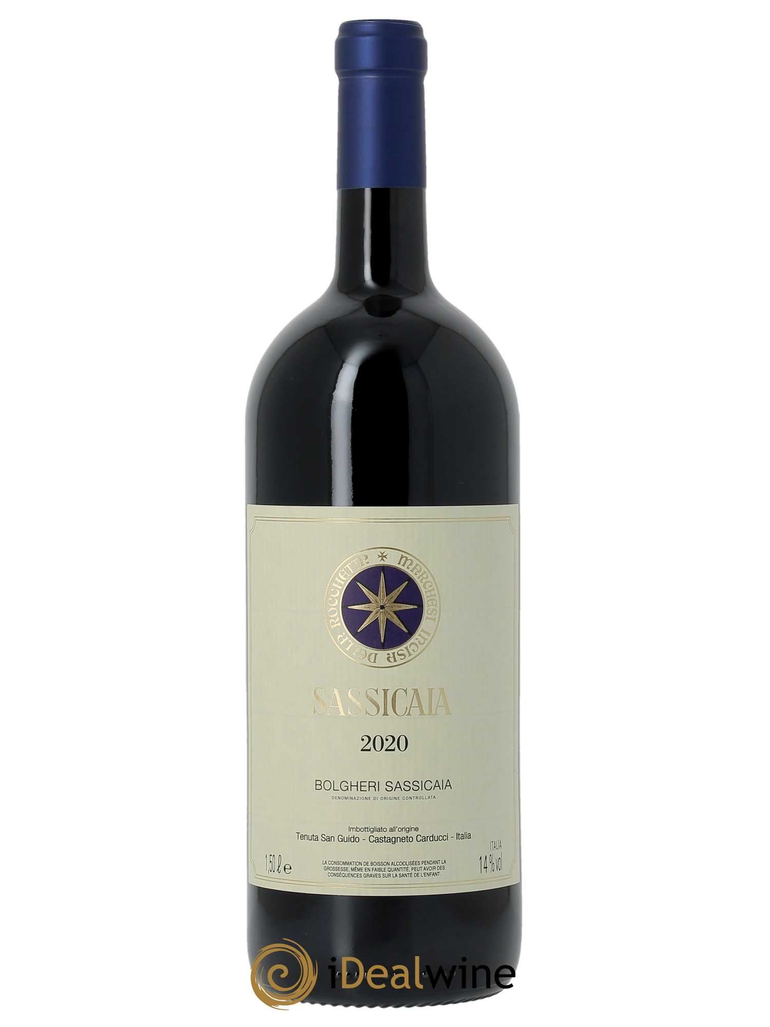 Bolgheri DOC Sassicaia Tenuta San Guido  2020 - Lot de 1 Magnum