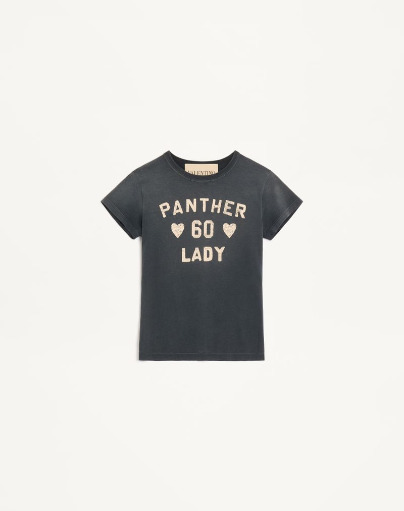 Camiseta de algodão estampada